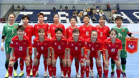 ĐT futsal nữ Việt Nam tập trung chuẩn bị giao hữu quốc tế 
